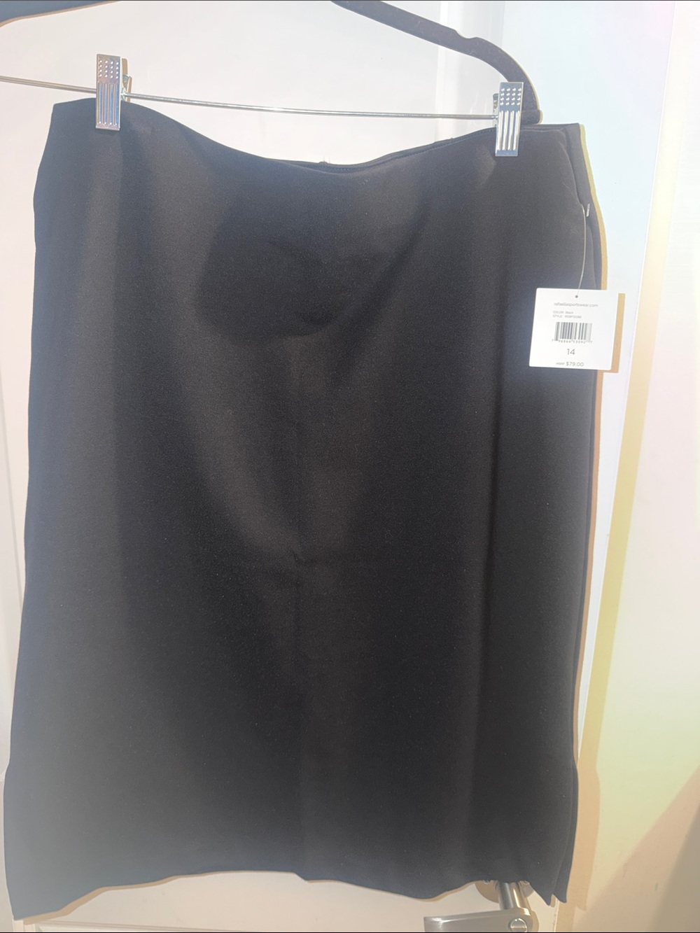 Rafaella Black Pencil Skirt